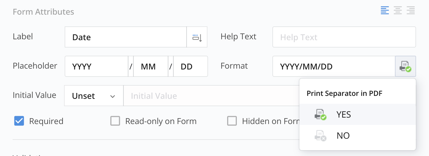 Date Field Format